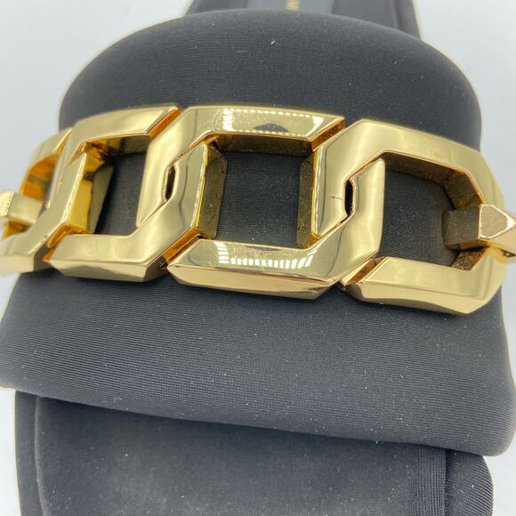 Good American Chain Platform Slides Size 9.5 Black Neoprene‎ Flatform Sandals - Picture 8 of 13